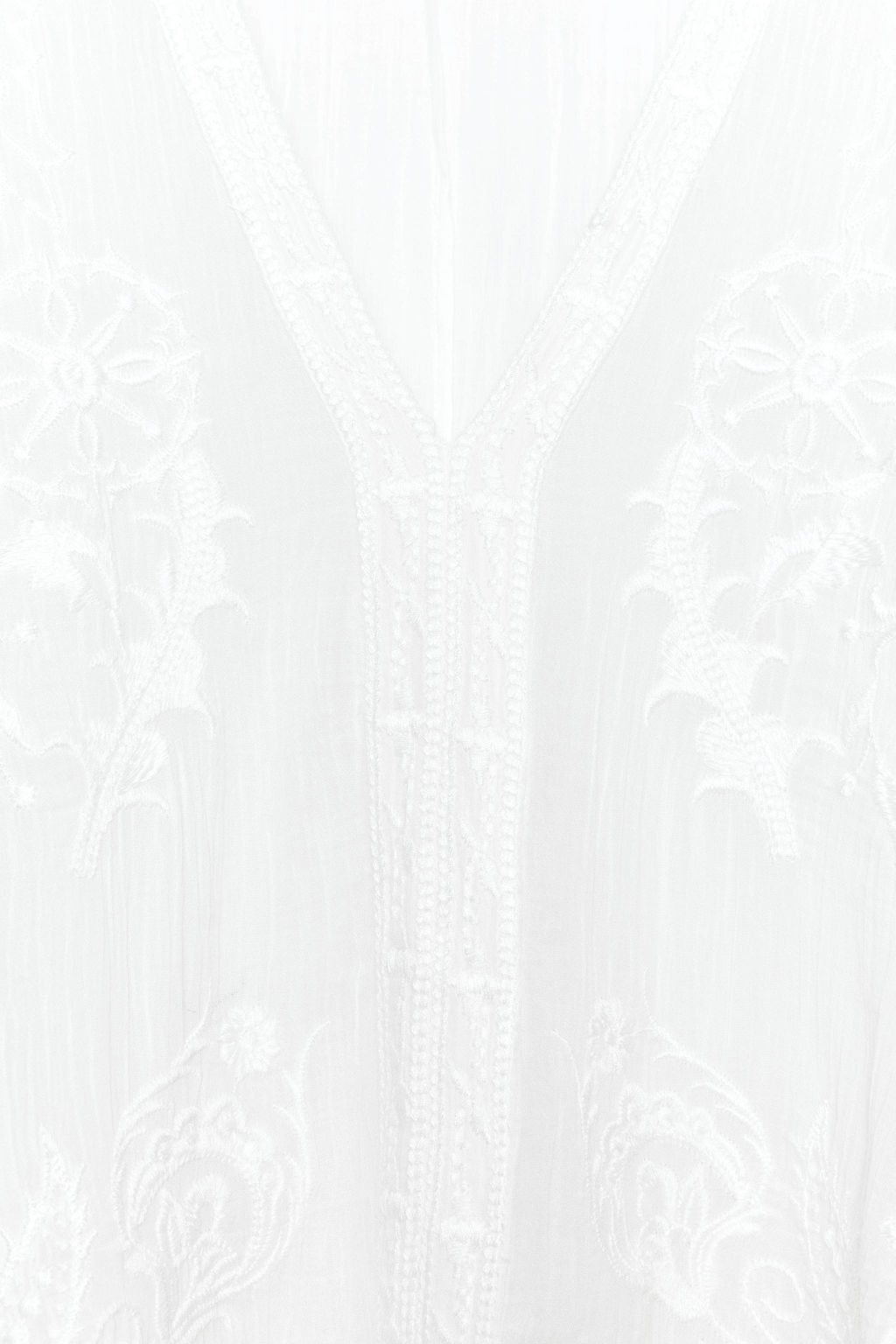 BLUSA CAPA BORDADA ZW COLLECTION / Blanco - Zara фото 9