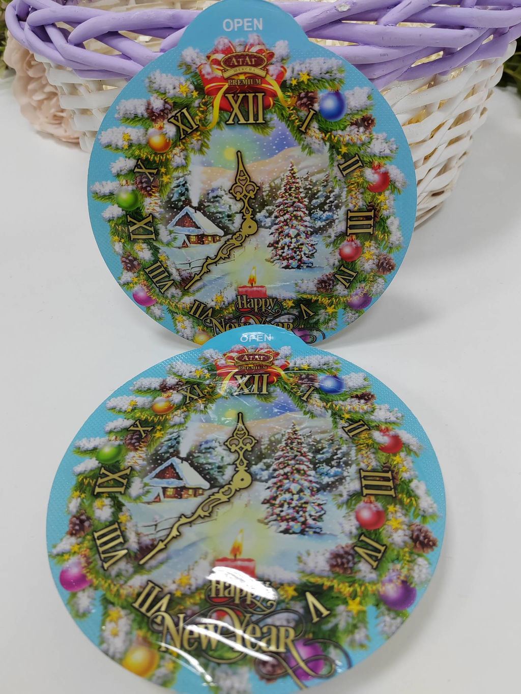 Часики/Нappy New YearЗайчики 96гр./АТАГ/  фото 4