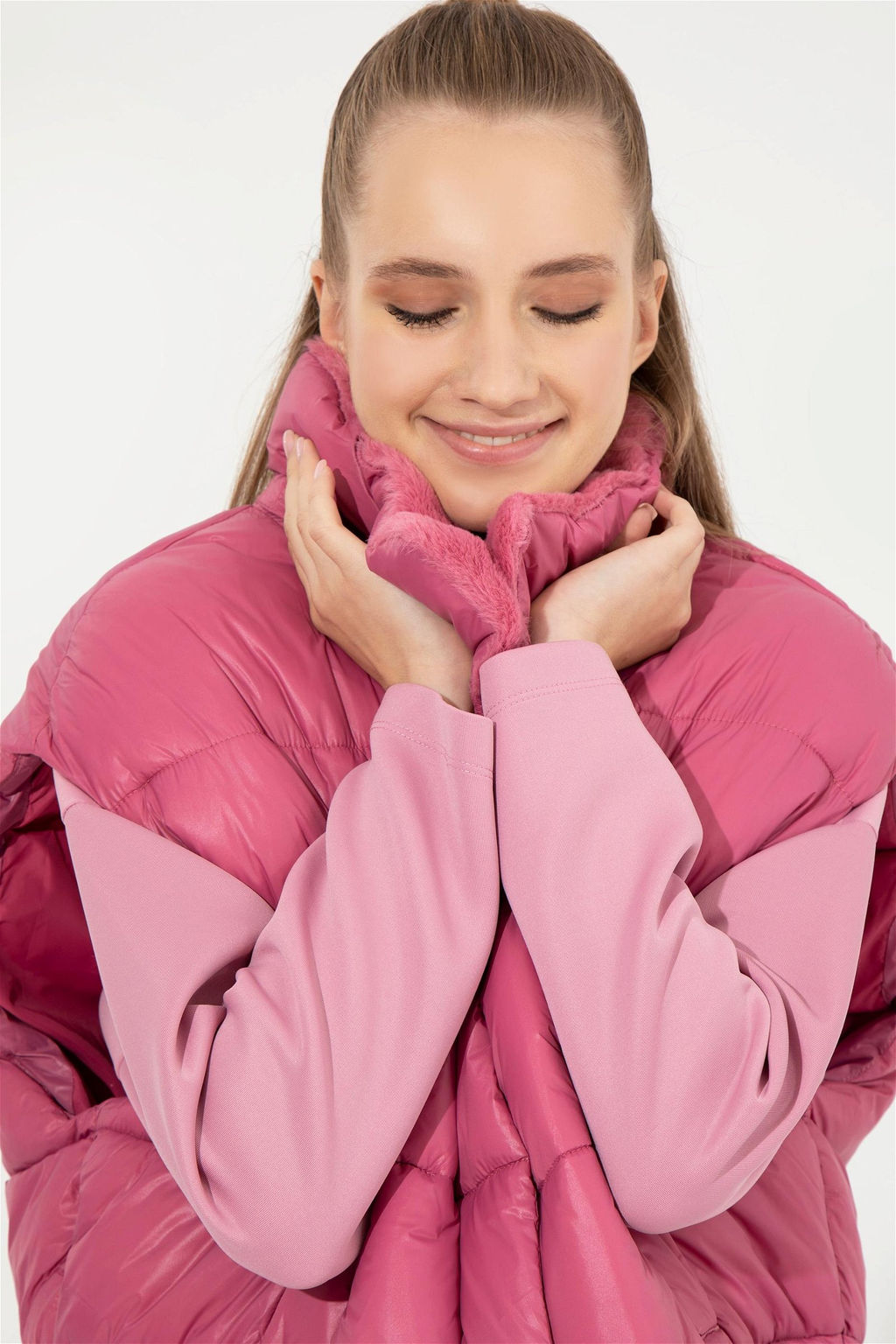 Kad_n Pembe Yelek Sepette S_rpriz _ndirim - U.s. polo assn фото 2