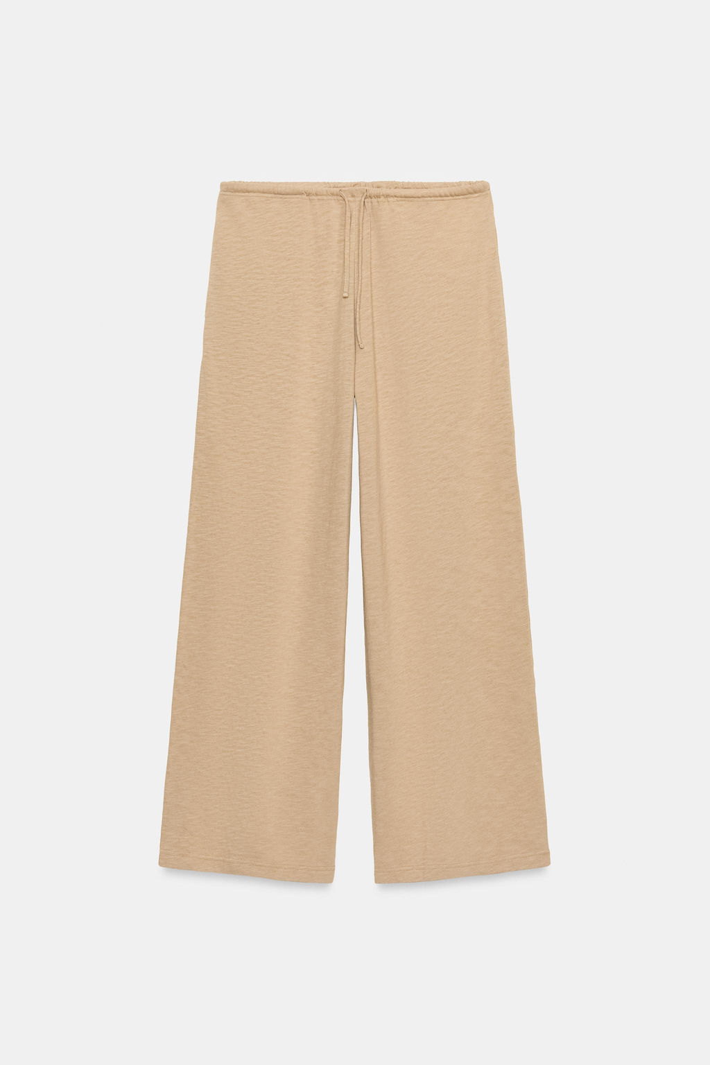 PANTAL?N RECTO ALGOD?N / Camel claro - Zara фото 4