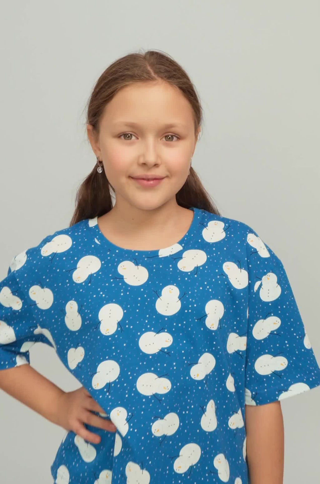 Новогодняя пижама для девочки с брюками Happyfox - Happy fox фото 2