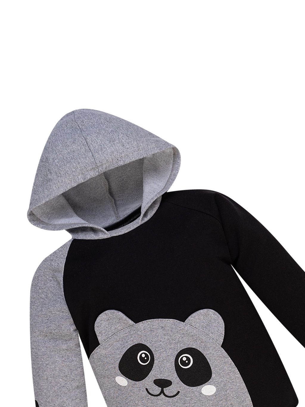 Костюм детский черныймеланж панда