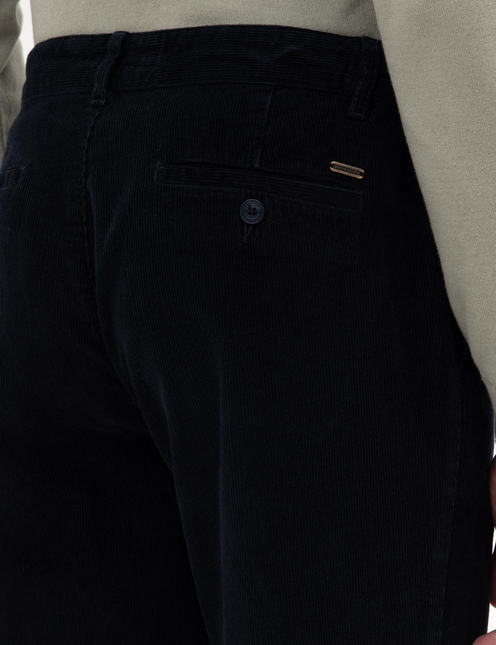 Lacivert Carrot Fit Beli Lastikli Kordonlu Kanvas Pantolon - Pierre cardin фото 7