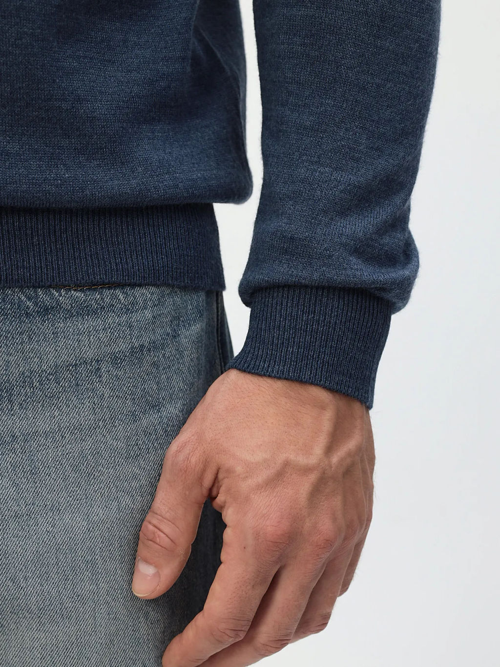 Джемпер мужской GREG G121-CT 195421 (джинс)  фото 3