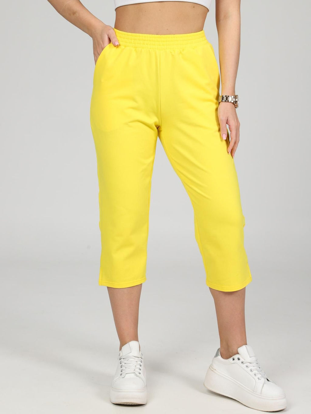 IV-CAPRIZ Финикс - бриджи из футера с лайкрой  фото 22