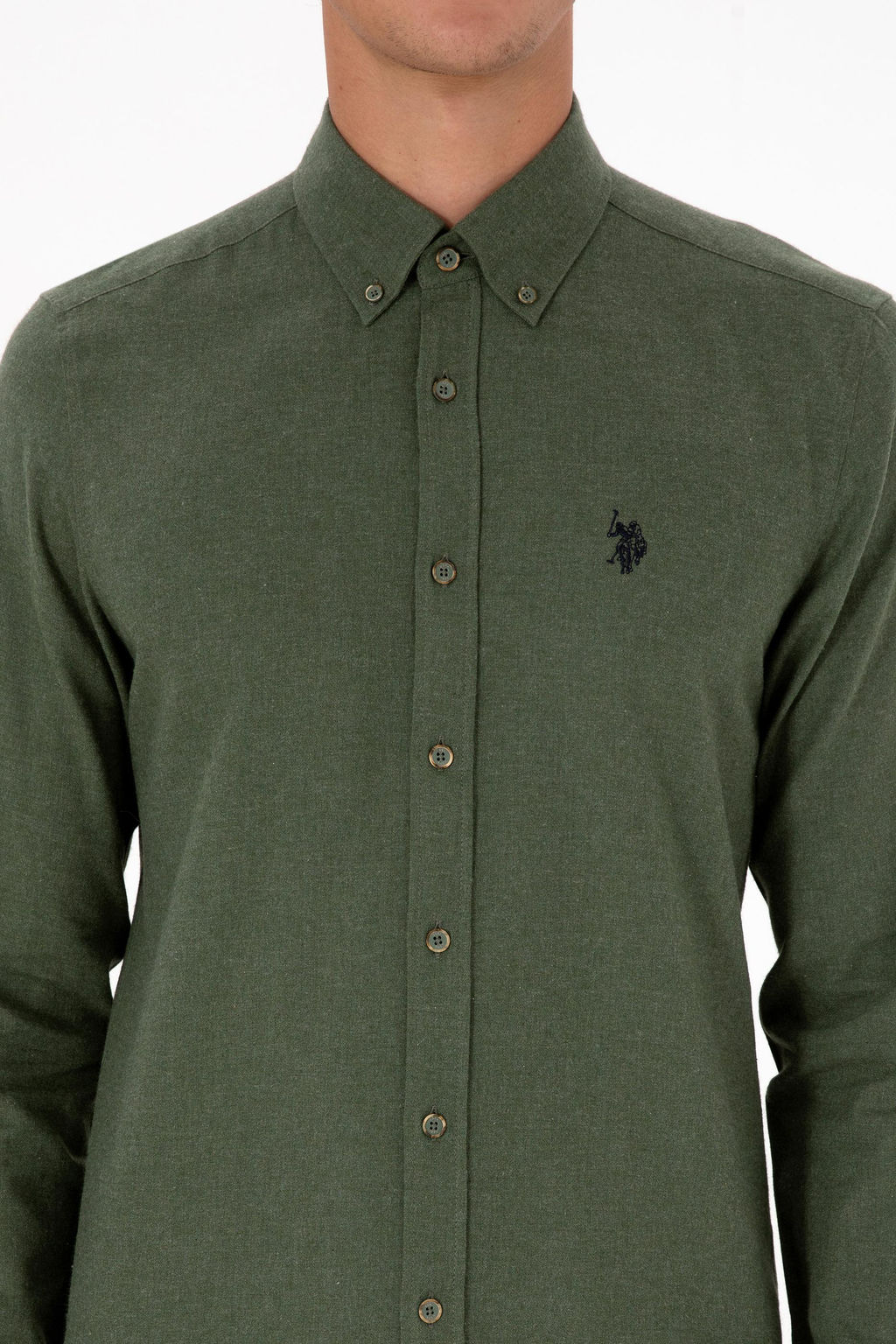 Erkek Haki Uzun Kollu Basic G_mlek Sepette S_rpriz _ndirim - U.s. polo assn фото 6