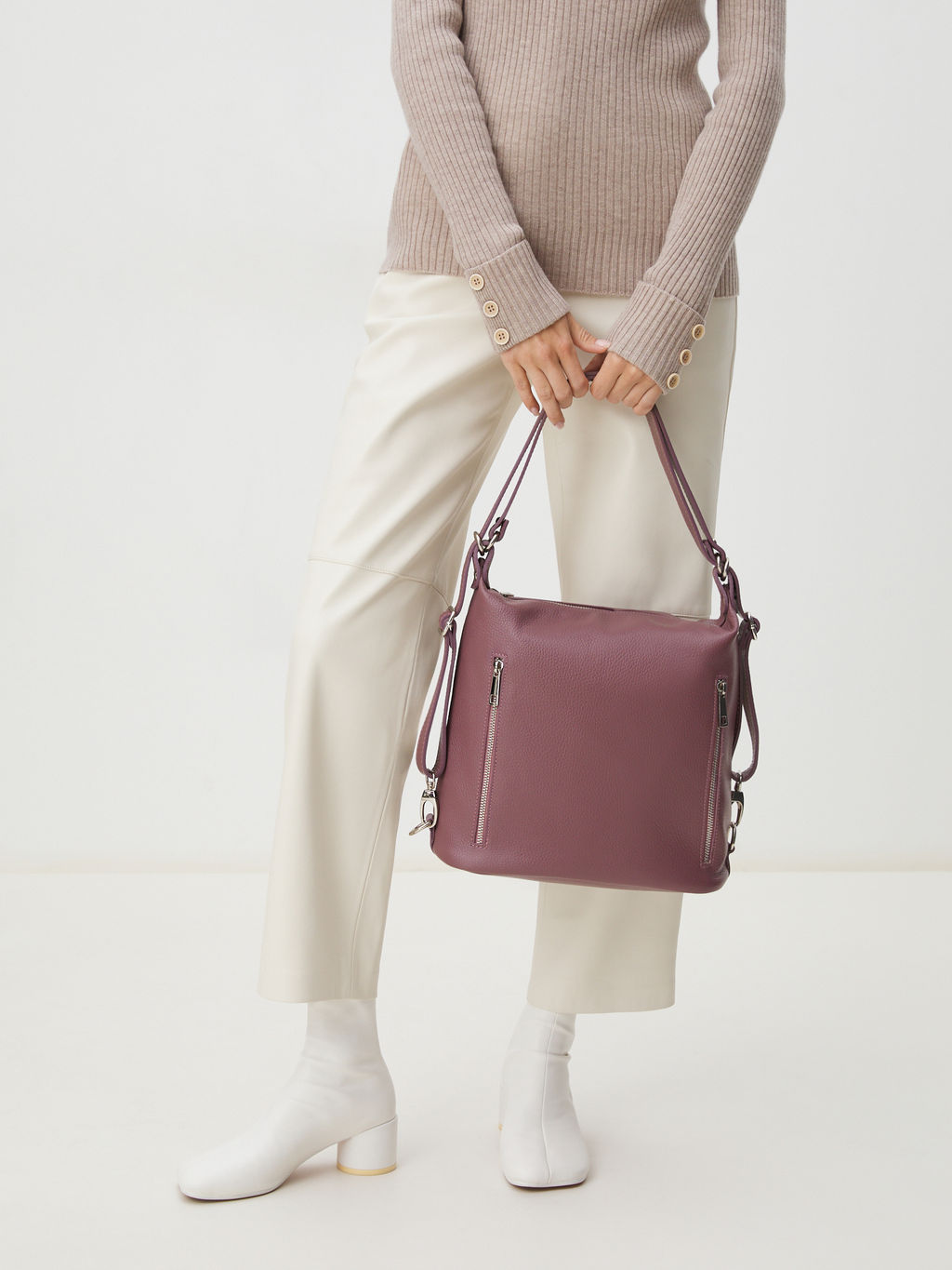 Женская сумка на плечо DIVAS BAG SABA Артикул 3648691, коричнево-розовый - Valentino фото 2