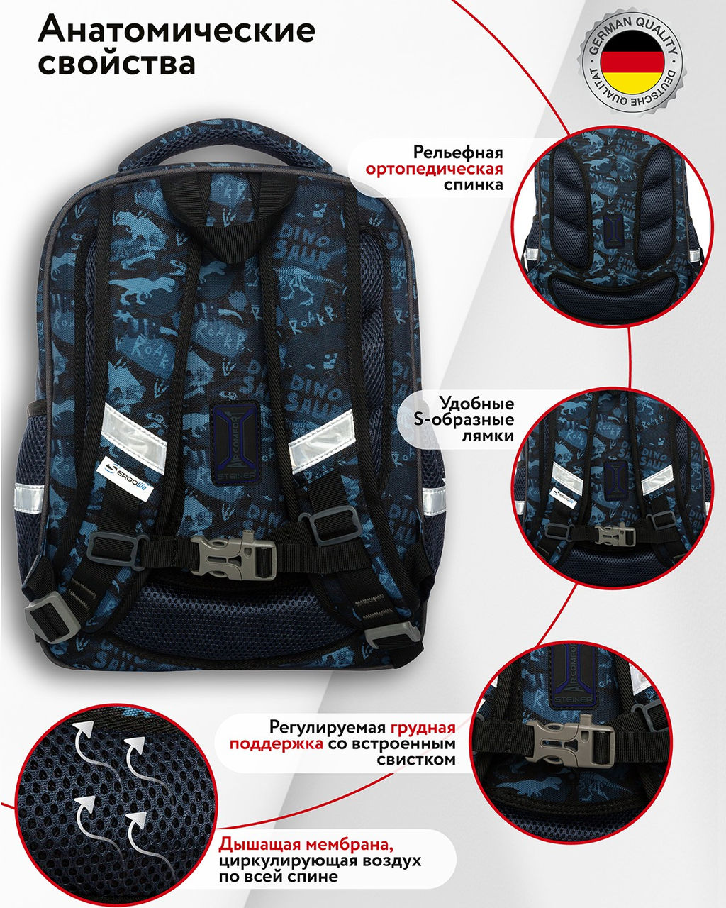 Школьный рюкзак SK1-16 - Steiner фото 6