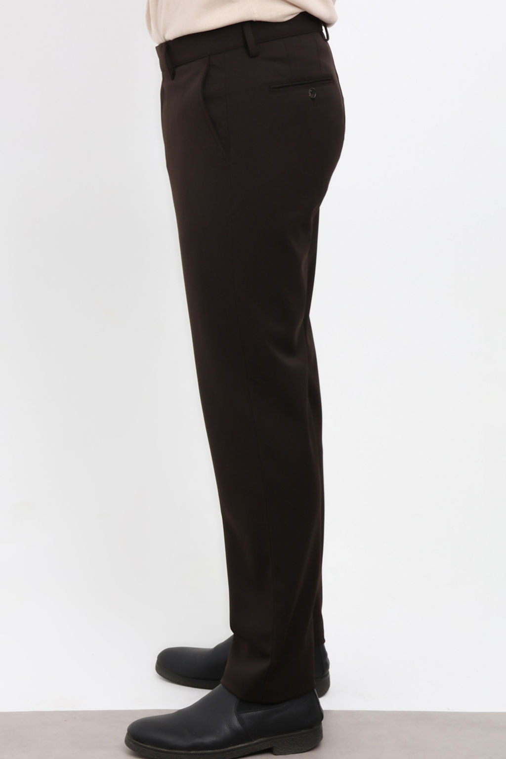 Kahverengi Erkek Dokuma Kumas Pantolon TMNAW26PL00030