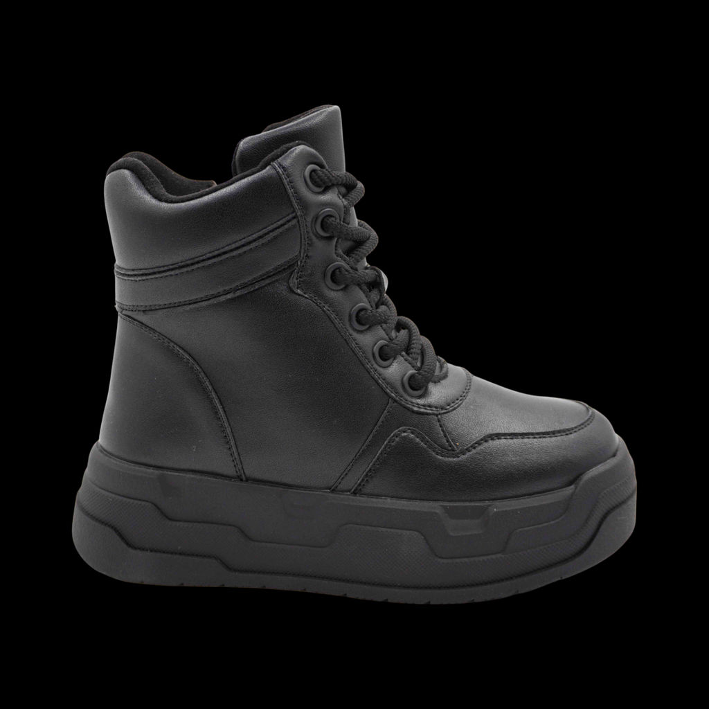 Ботинки на меху Q822-1 черные