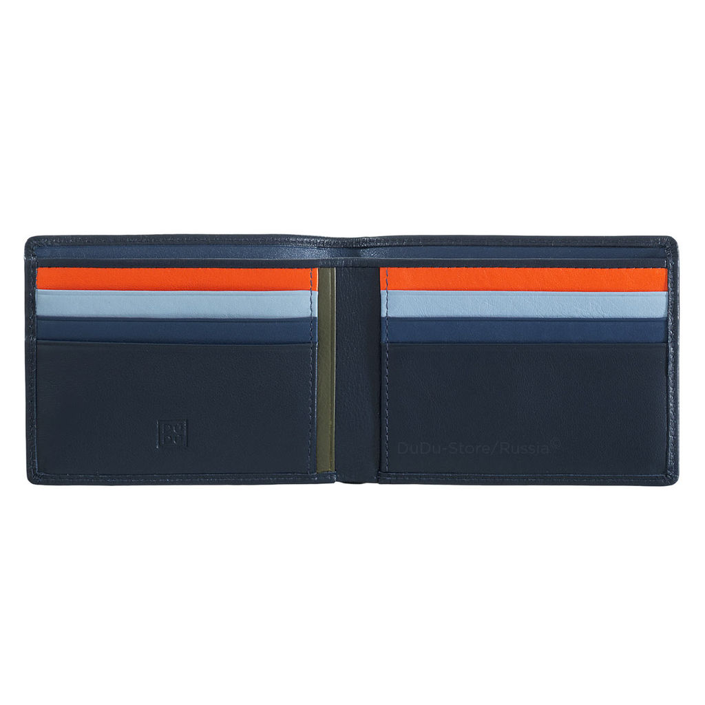 Итальянский кожаный кошелёк DuDu серии Caprera | морской - Dudubags фото 2