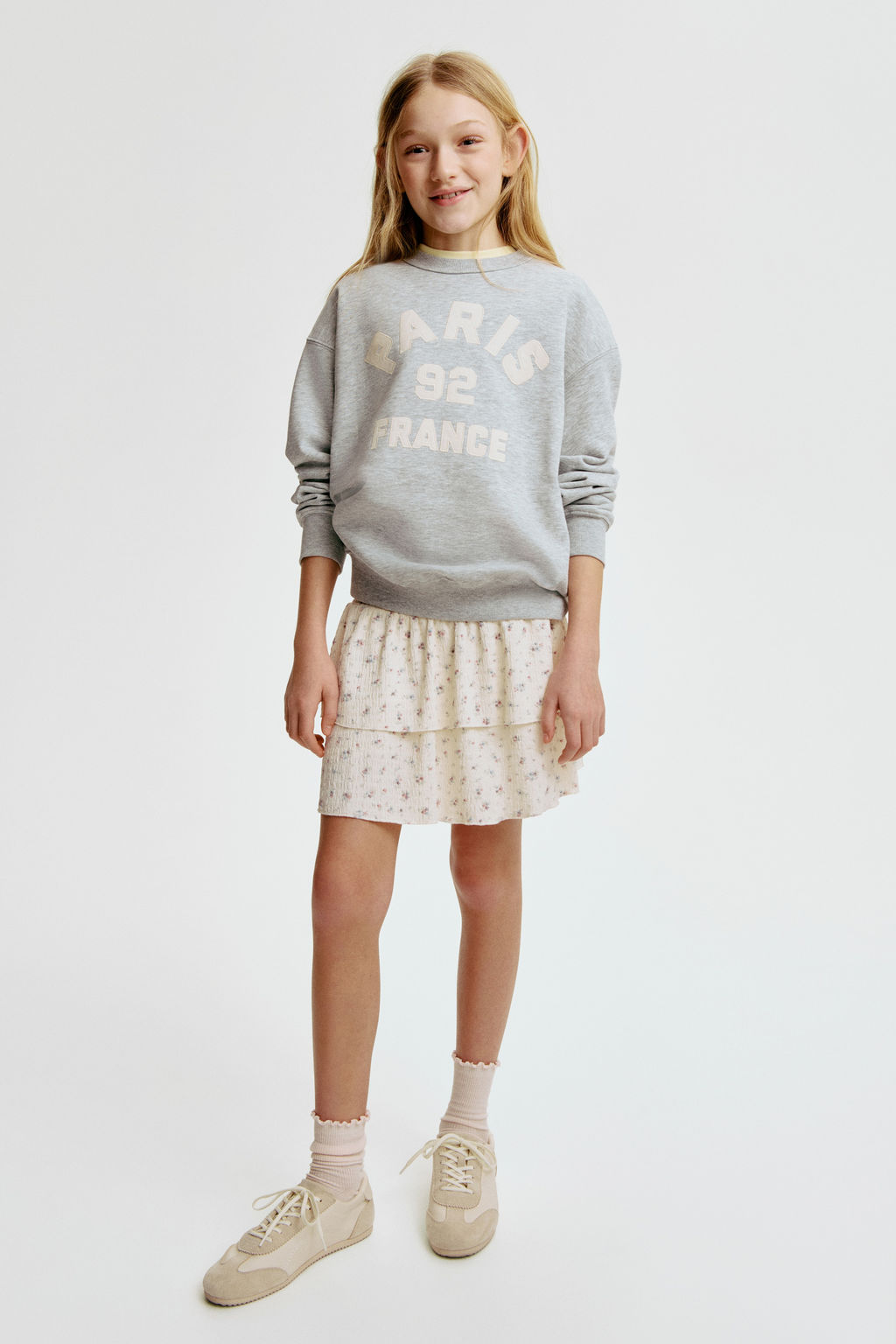 Falda estampada de volantes - H&m фото 3