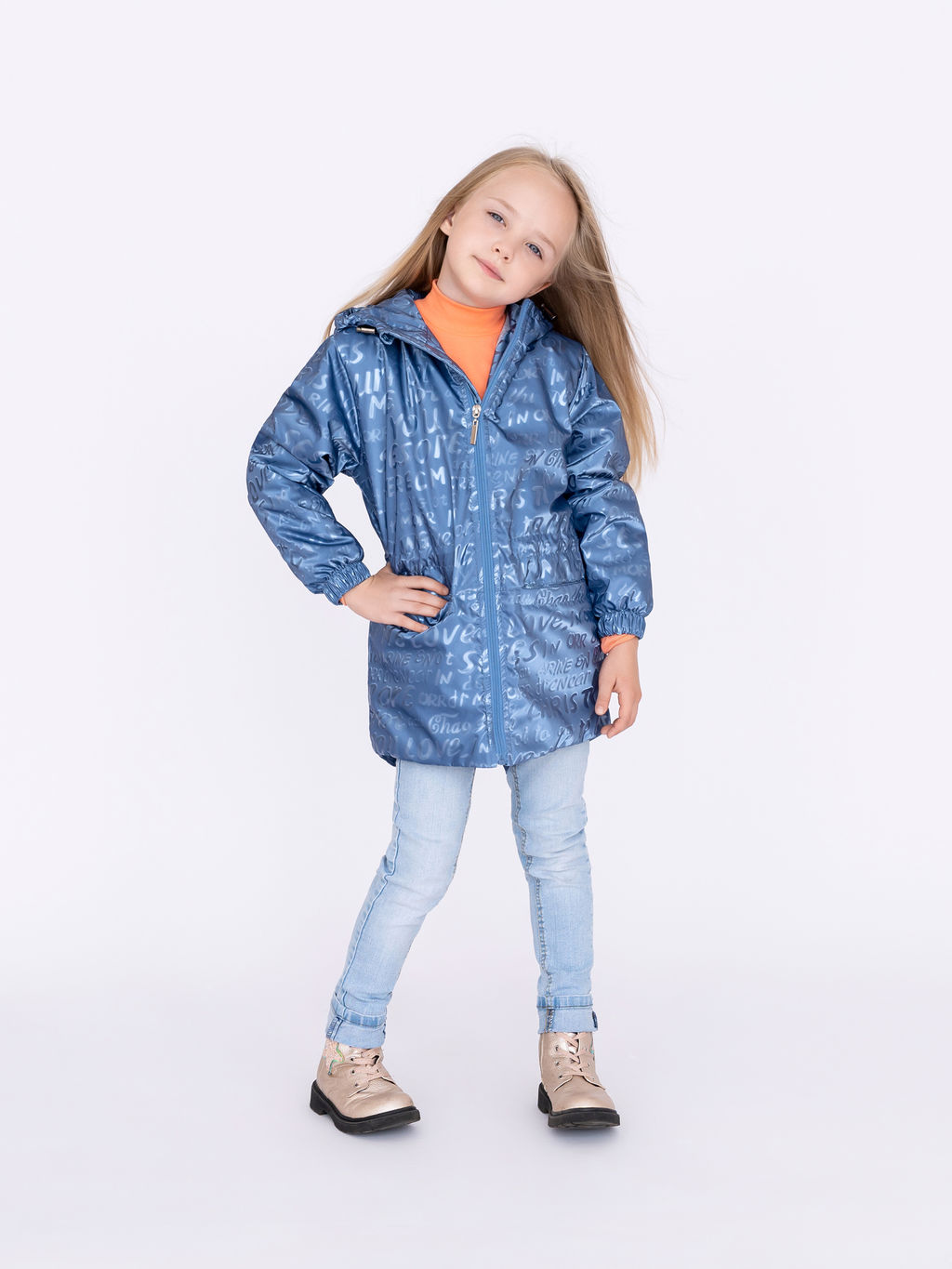 Куртка детская демисезонная джинс