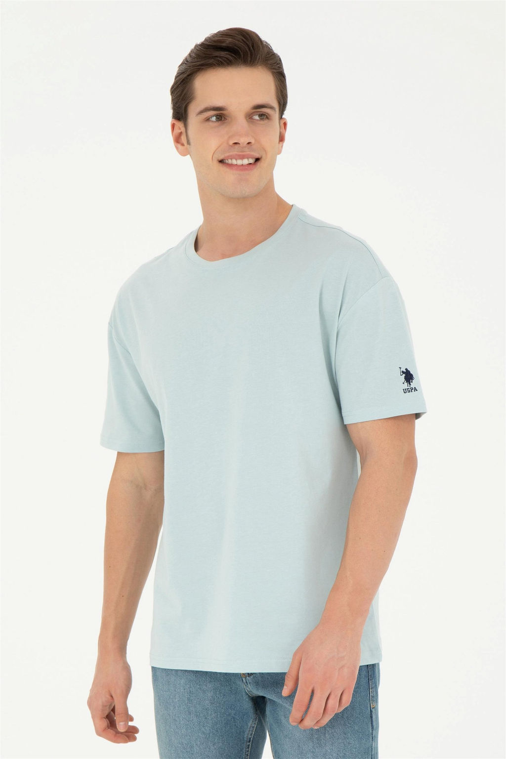 Мужская футболка водно-зеленого цвета - U.s. polo assn фото 3