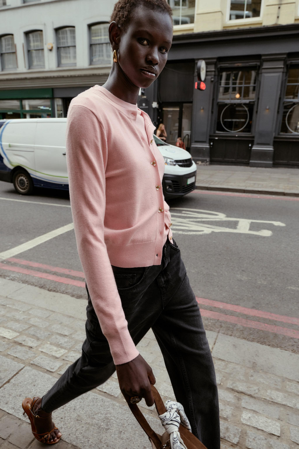 CARDIGAN WITH FLORAL BUTTONS - Zara фото 3