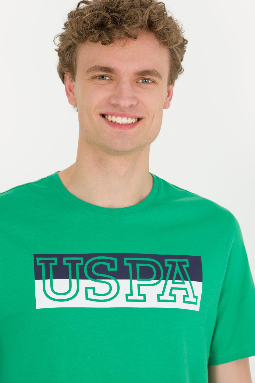 Erkek Ye_il Bisiklet Yaka Ti__rt