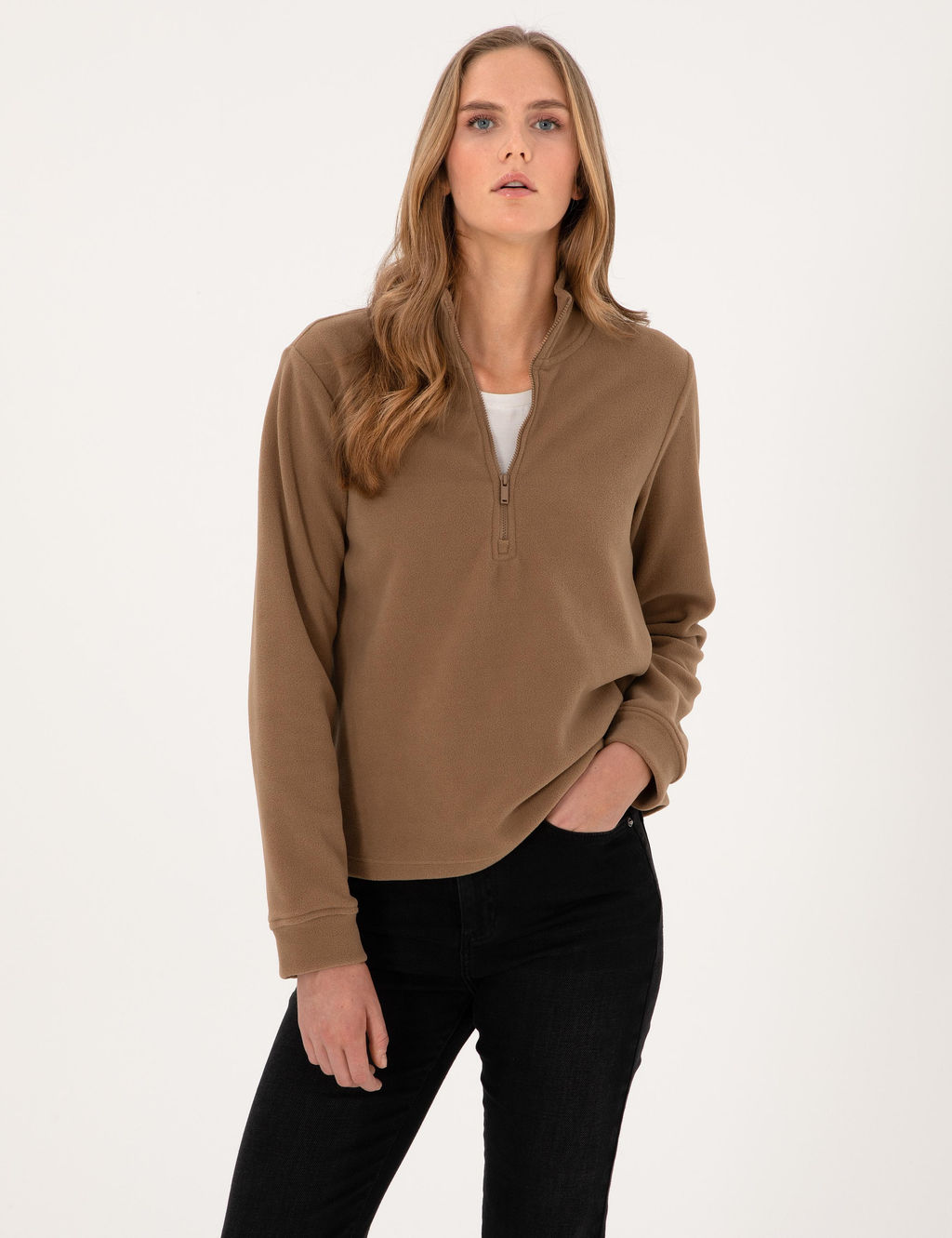 Camel Comfort Fit Sweatshirt