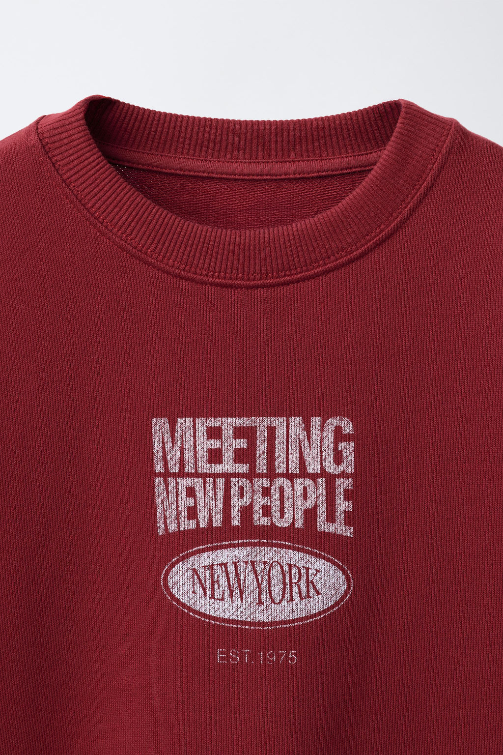 SWEATSHIRT WITH SLOGAN PRINT - Zara фото 3