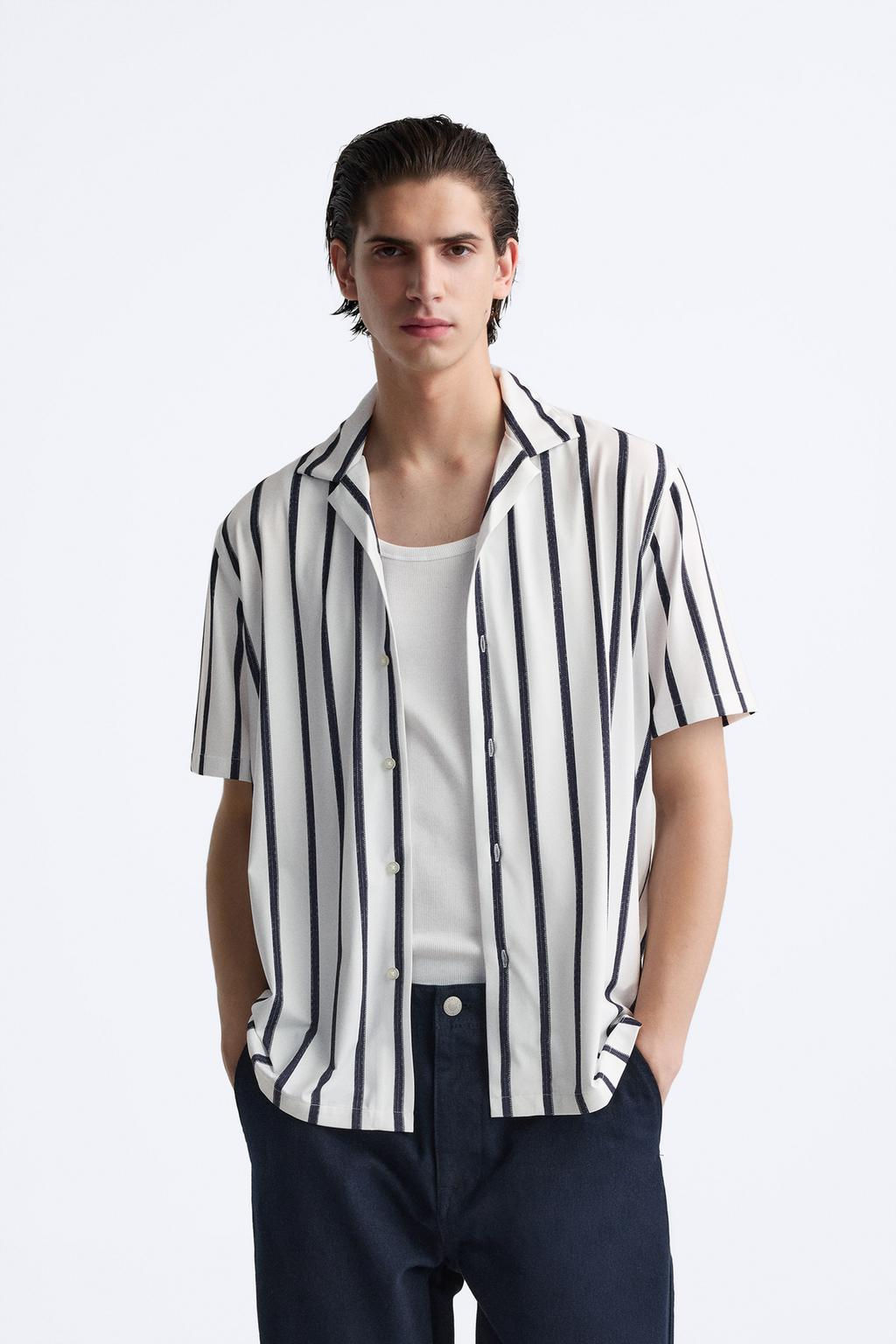 STRIPED STRETCHY SHIRT - Zara фото 2