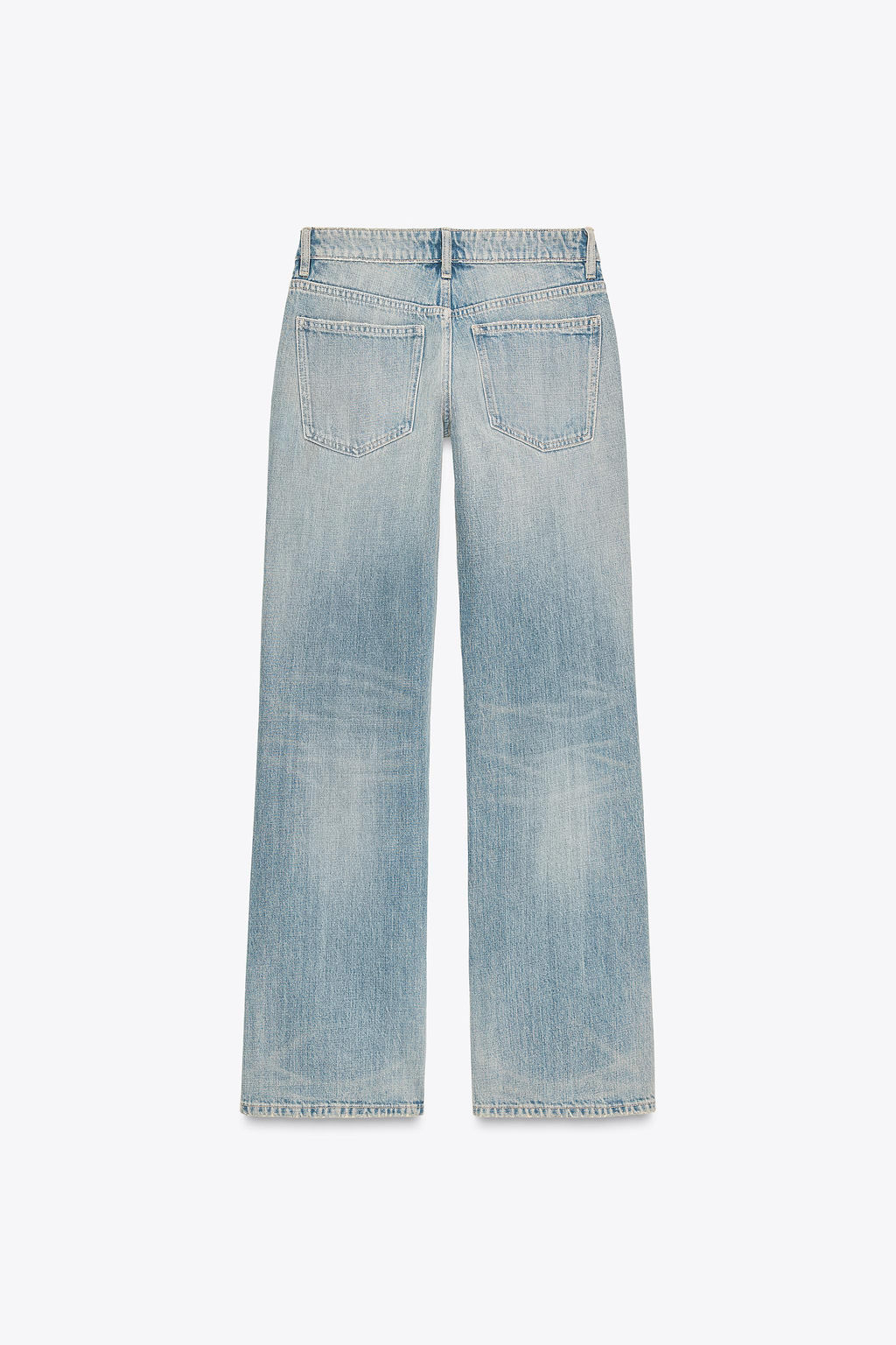 JEANS TRF WIDE LEG TIRO BAJO / Azul / Gris - Zara фото 8