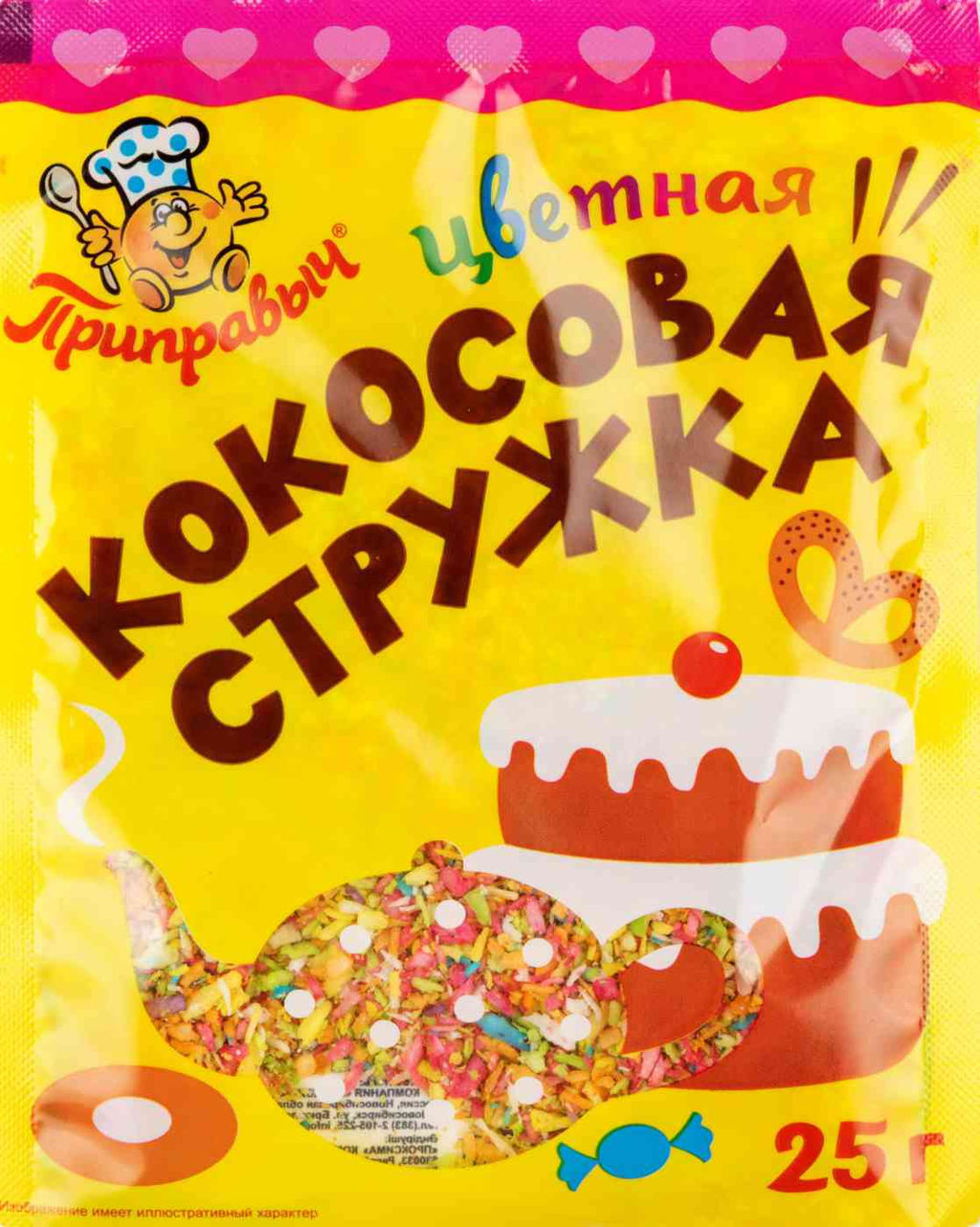 КОКОСОВАЯ СТРУЖКА конфетти 25 г