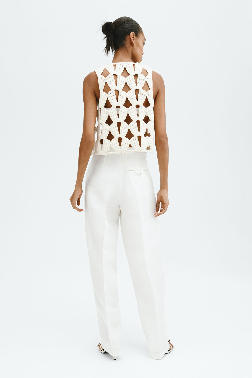 Chaleco efecto crochet - H&m фото 7