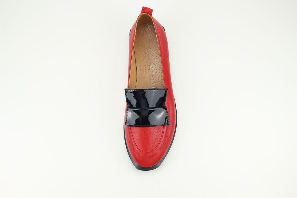 Лоферы EDART 118.Viсtoria bl. red-black R - Ed'art фото 4