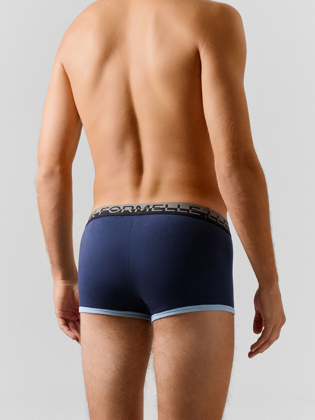 Цена за 2 штуки! Трусы боксеры мужские синие - Mark formelle фото 5
