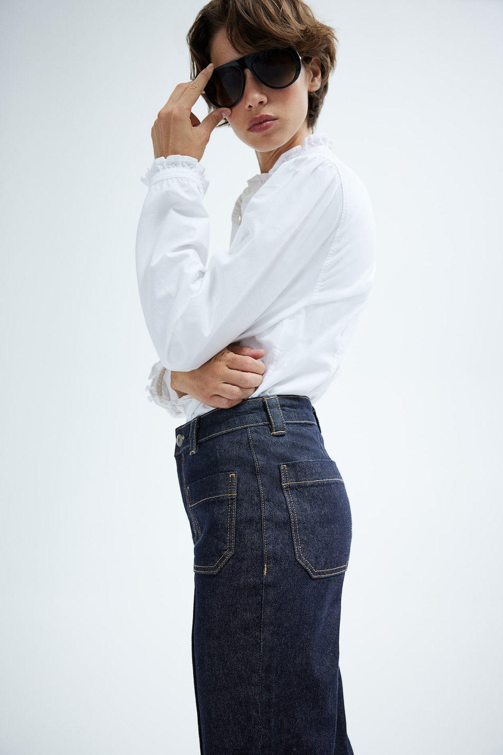 Pantalon denim con raya - H&m фото 3