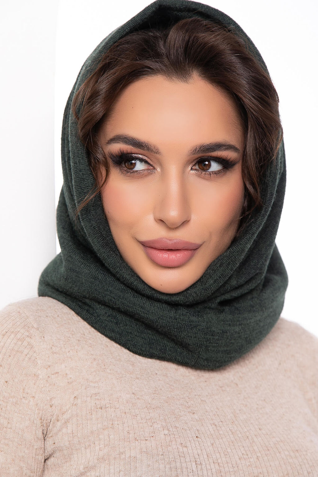 Снуд-капор (хаки) СК3 - Lt collection фото 4