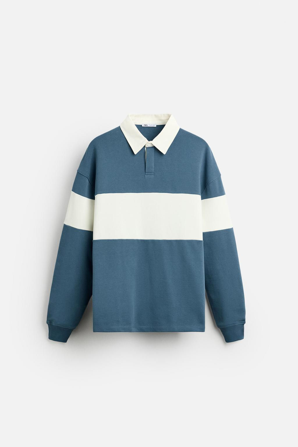 COLOUR BLOCK POLO SHIRT - Zara фото 7