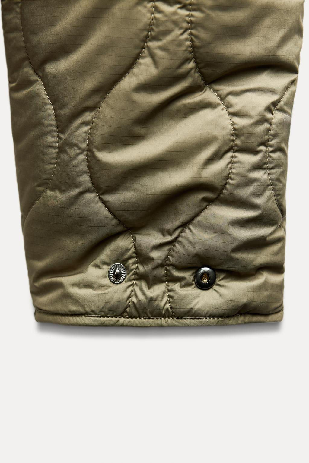 WATER-REPELLENT QUILTED JACKET - Zara фото 18