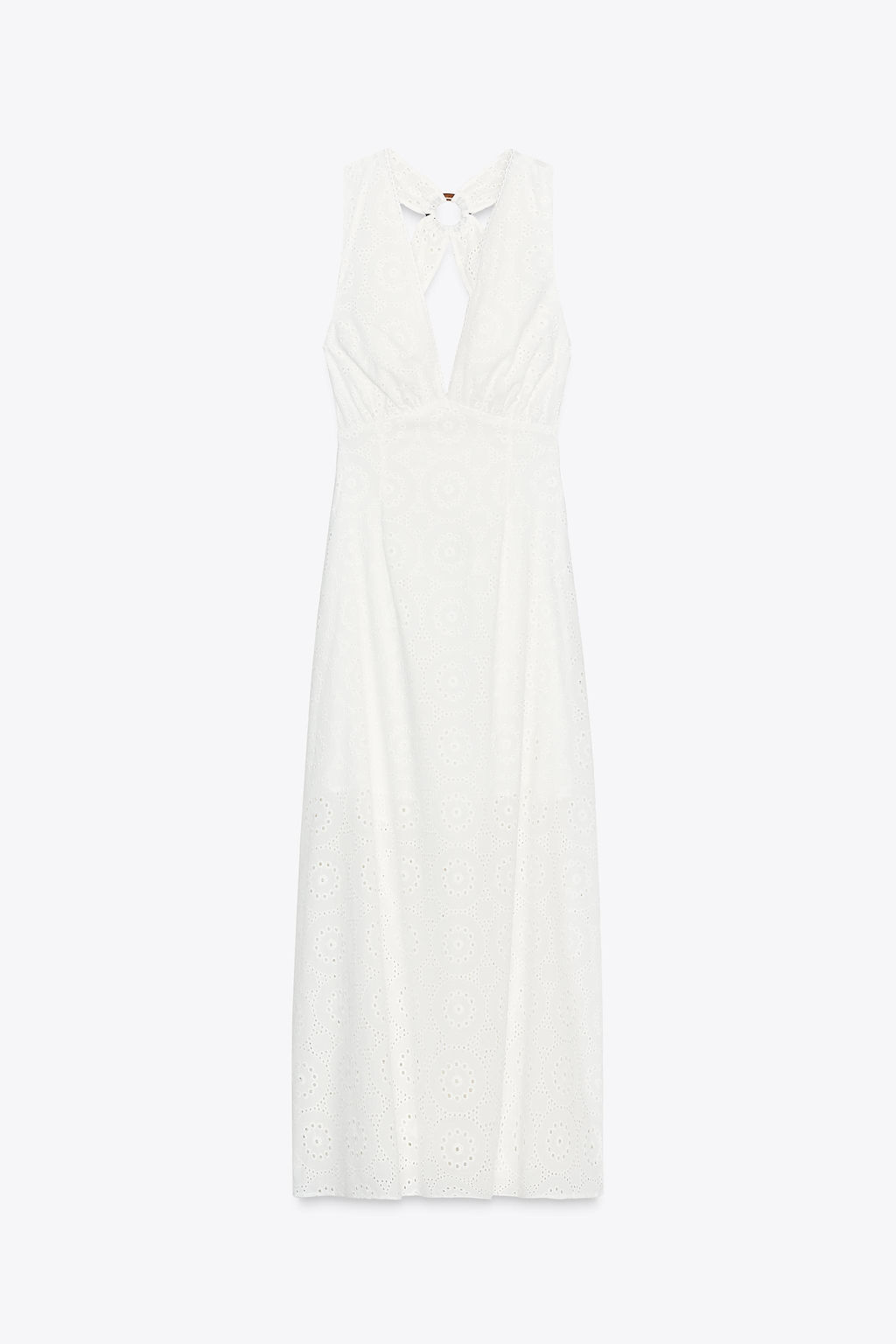 EMBROIDERED MIDI DRESS - Zara фото 17