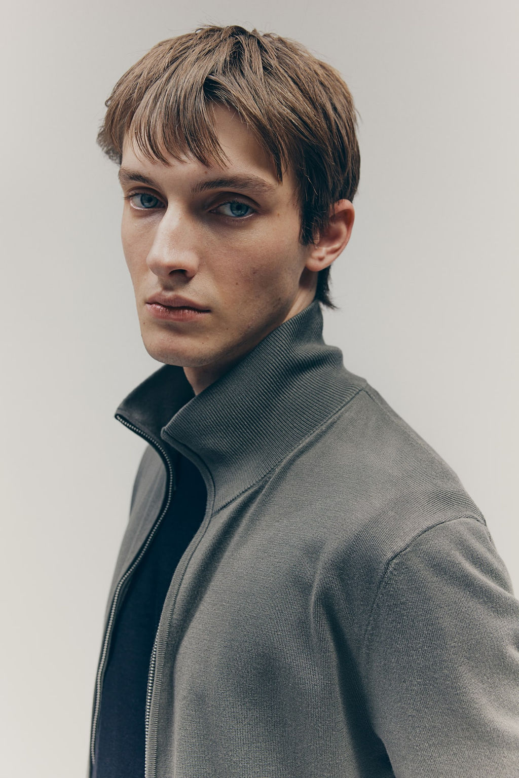 Cardigan con cremallera Slim Fit - H&m фото 3