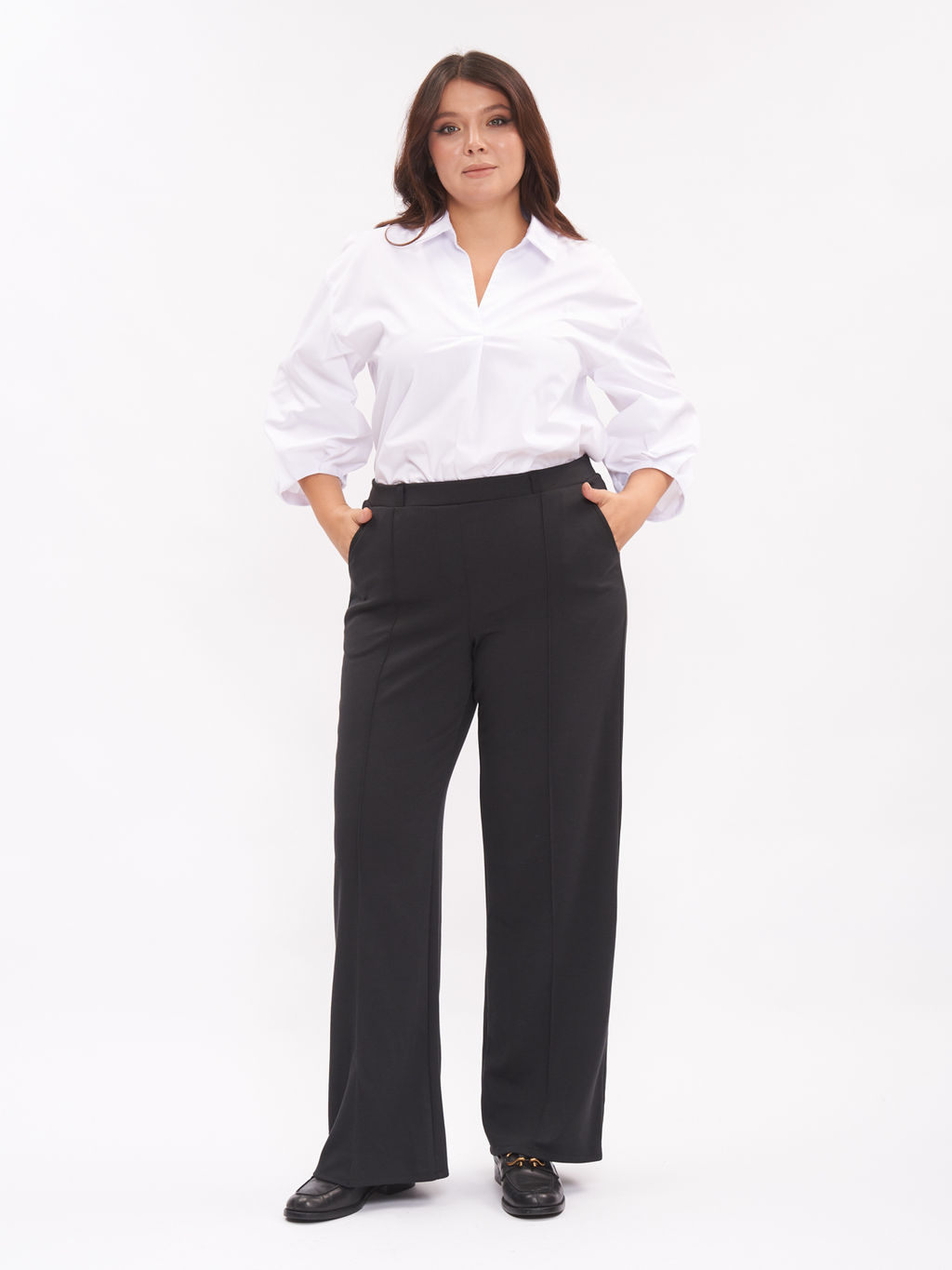 Брюки со стрелками BB23306BLK01