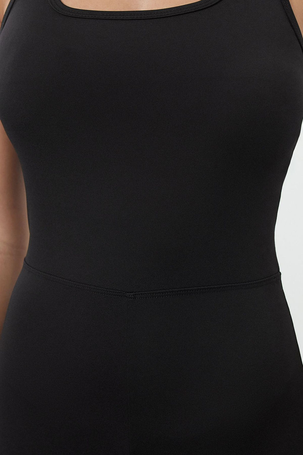 TRENDYOLMILLA Siyah Mat Kumas S?rt Detayl? Orme Spor Tulum THMAW25TU00001  фото 11