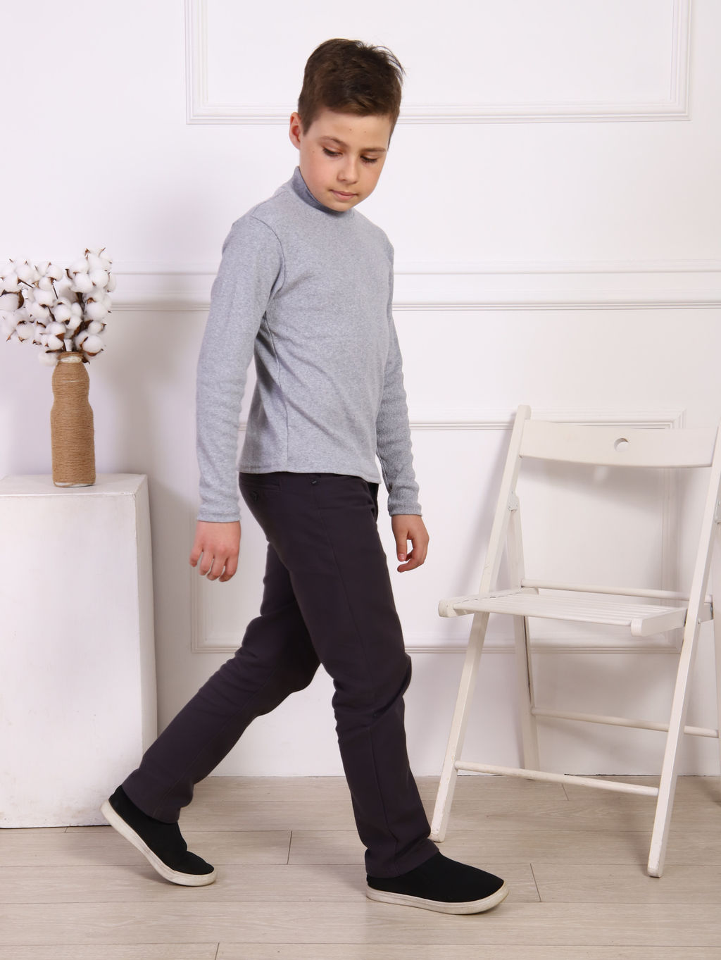 Ладошки / Водолазка Лапша белый  фото 21