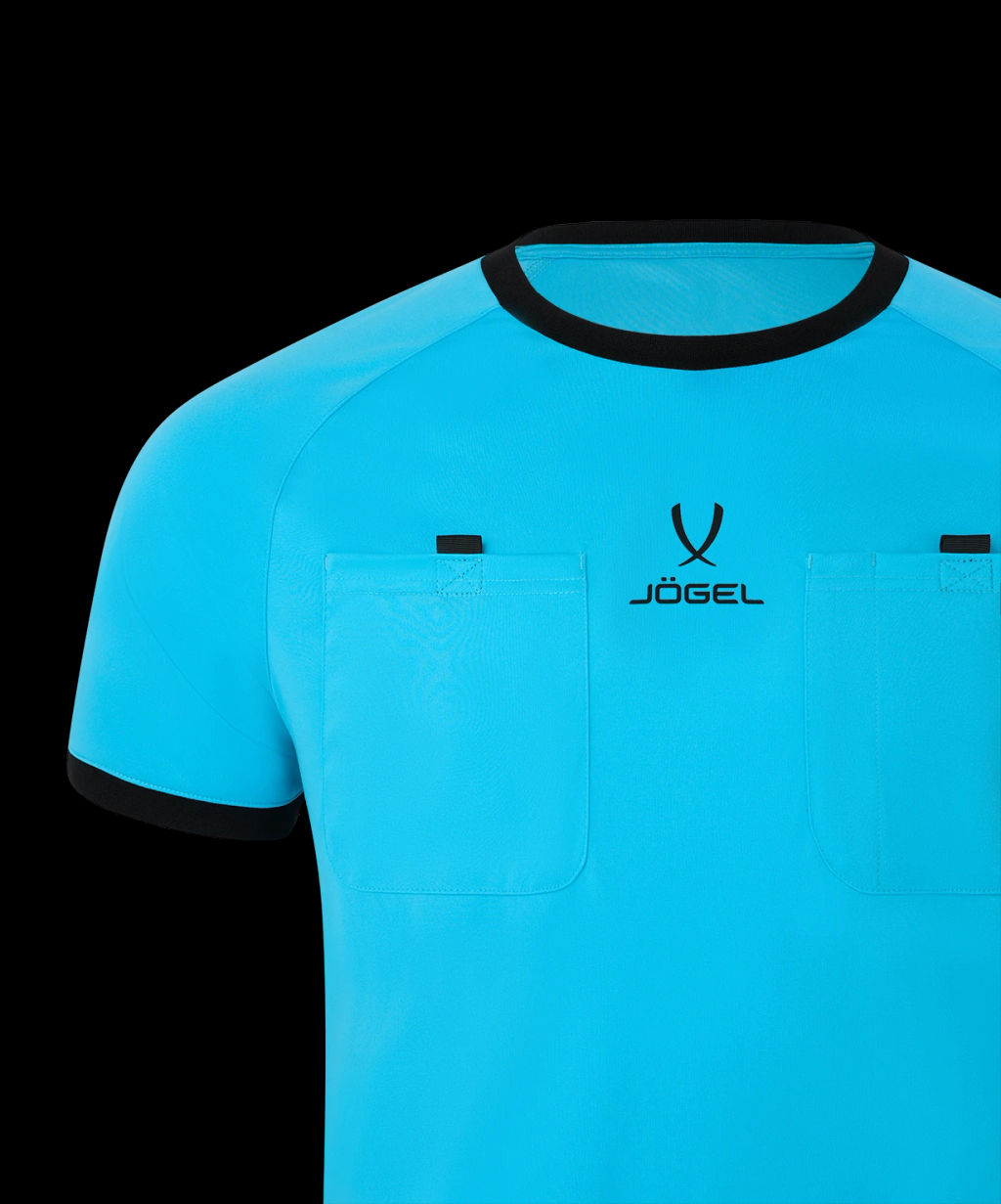 Футболка судейская JOGEL Referee tee, голубой  фото 4