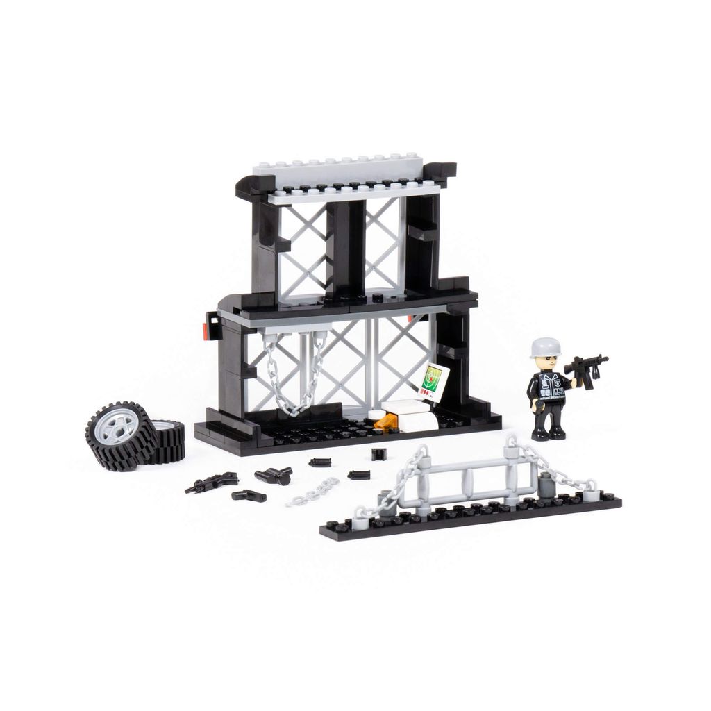 Конструктор Классик Город. Полиция-1.1 (130 элементов) (в коробке) - Полесье фото 3