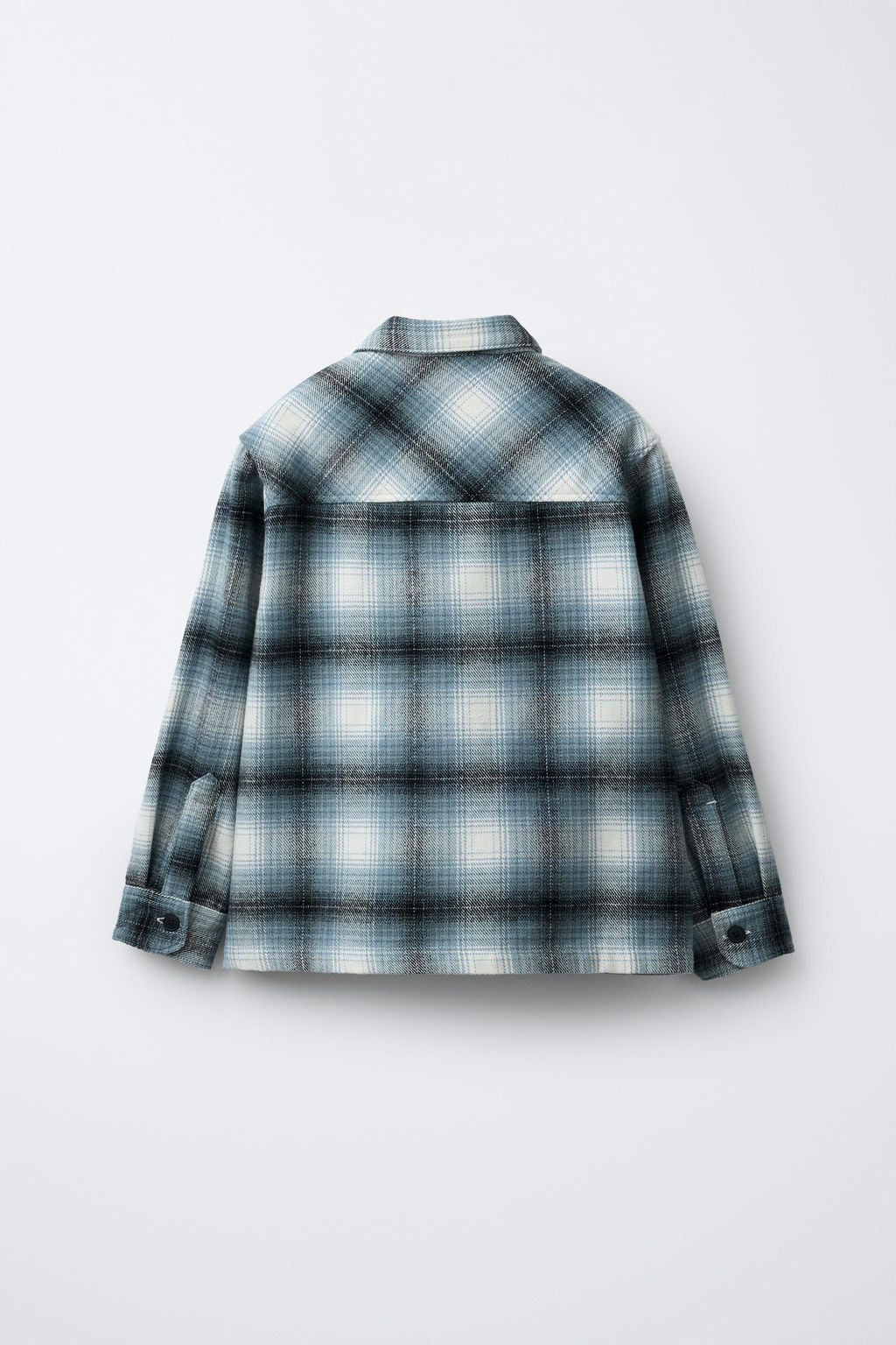 LABELLED CHECK OVERSHIRT - Zara фото 2