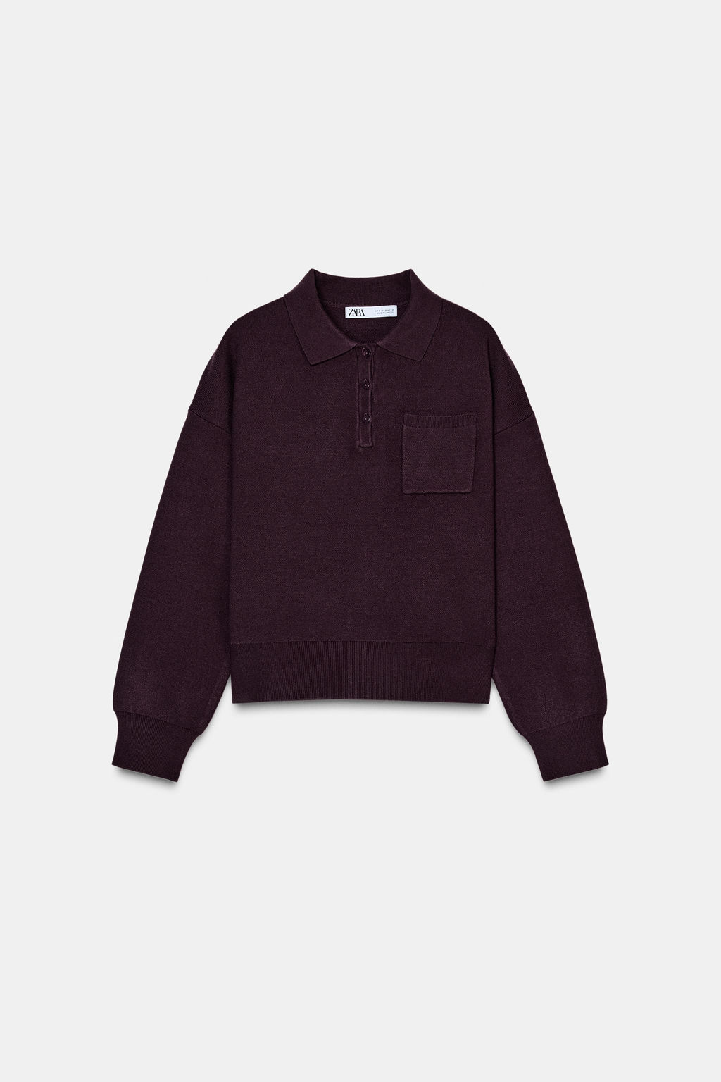 POLO NECK SWEATER WITH POCKET - Zara фото 5