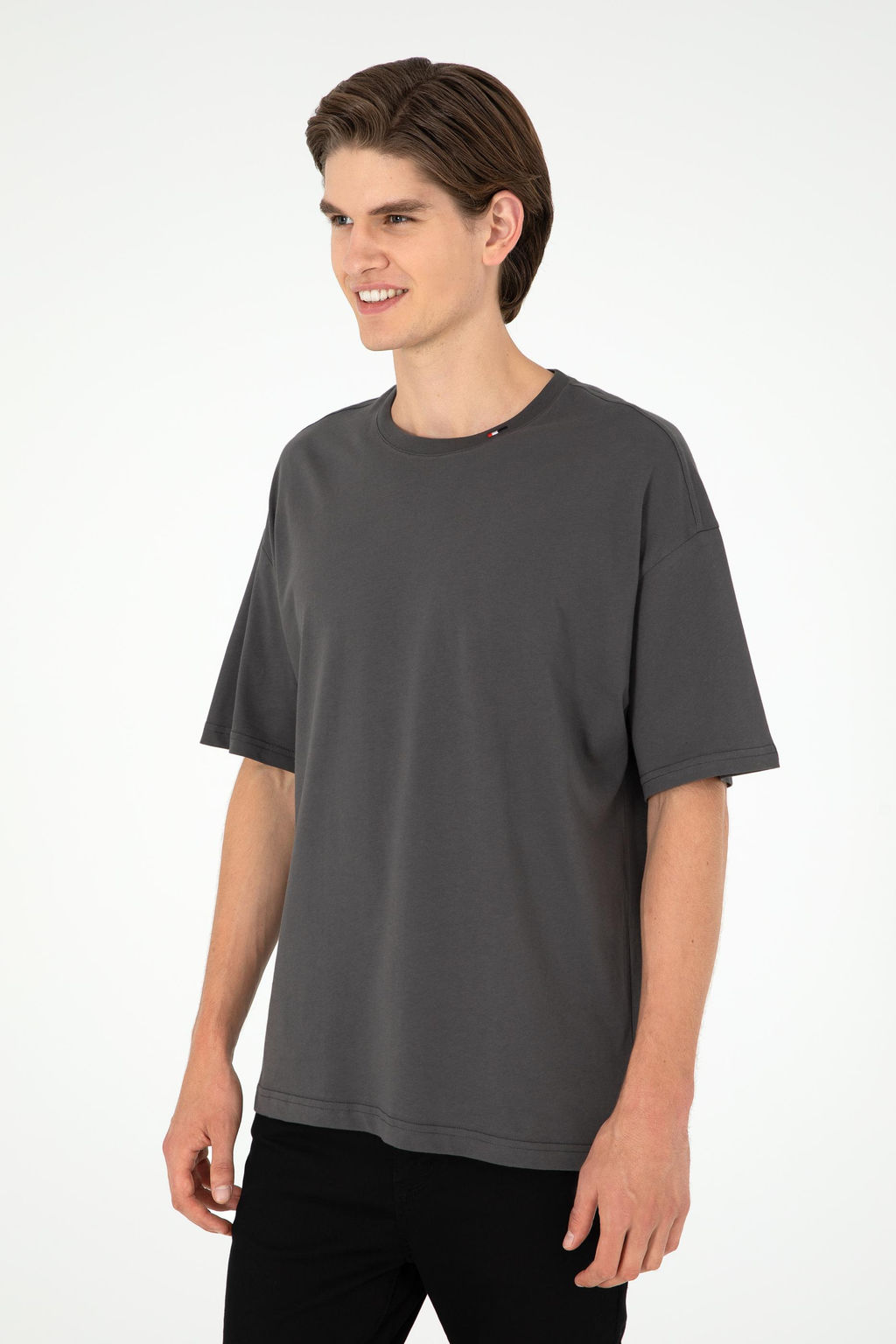 Мужская антрацитовая футболка Неожиданная скидка в корзине - U.s. polo assn фото 3