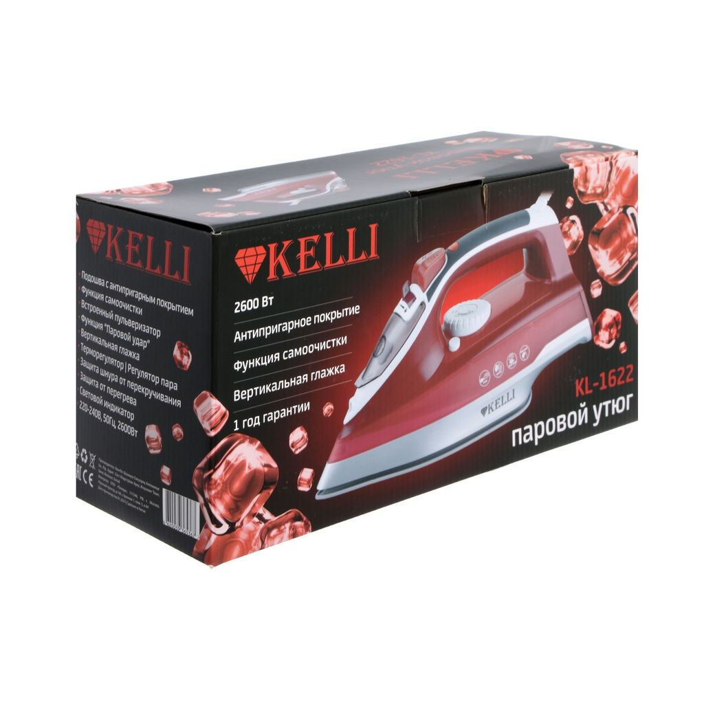 Утюг с паром, керам покр. "Kelli", 2200Вт, арт. KL-1622