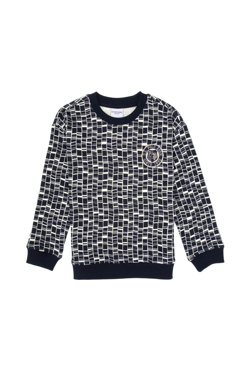 Erkek _ocuk Lacivert Bisiklet Yaka Sweatshirt
