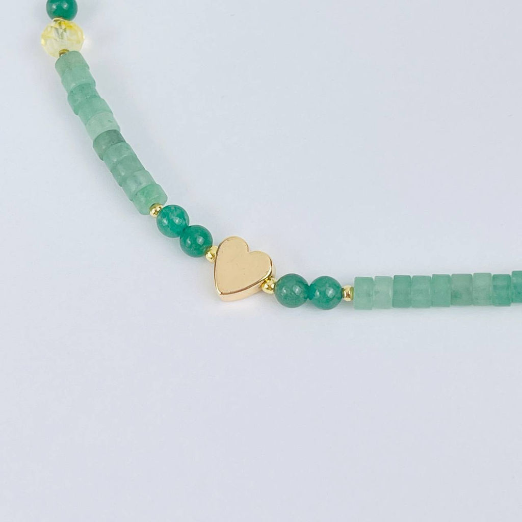 Держатель для телефона из Авантюрина и Цитрина - Радуга самоцветов фото 2