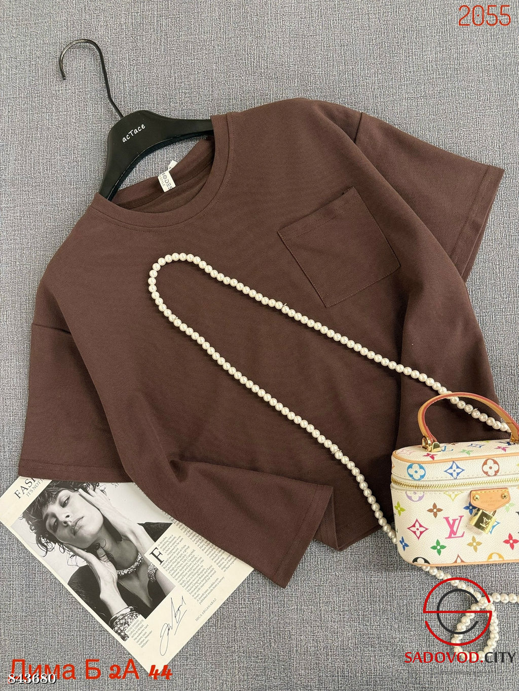 Футболка женская из хлопка