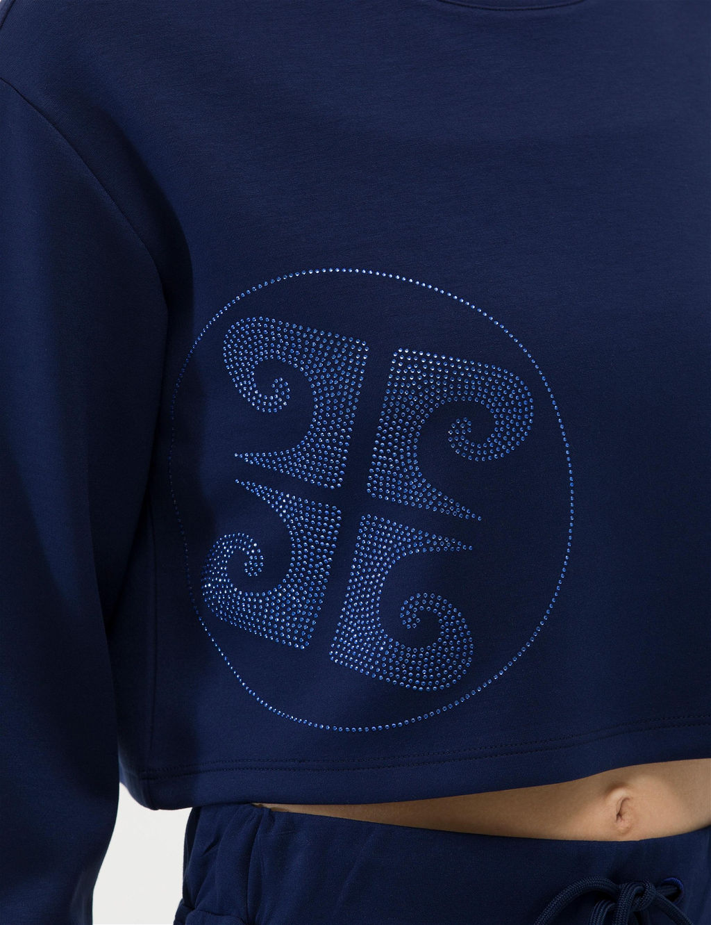 Lacivert Crop Top Sweatshirt - Pierre cardin фото 7