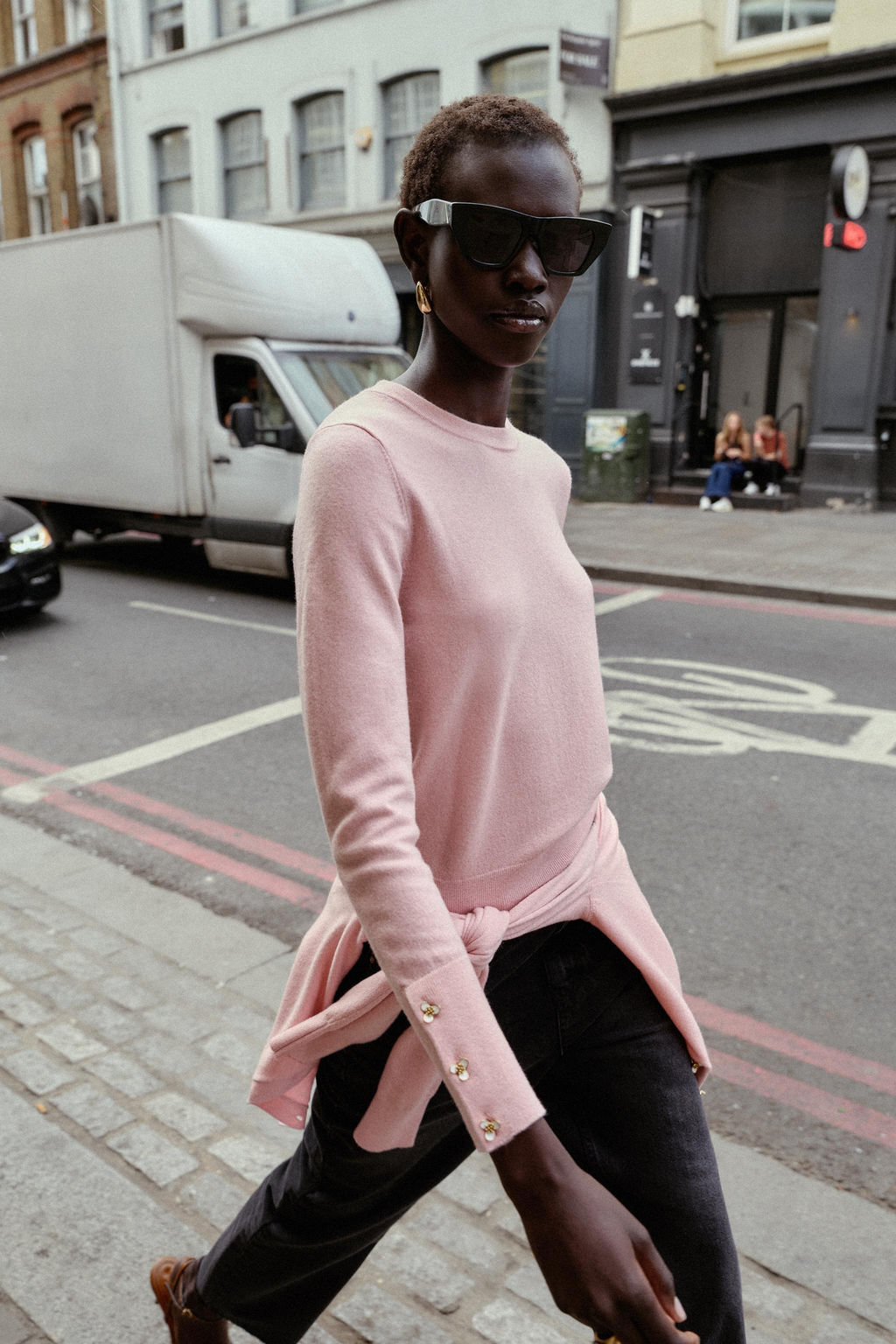 KNIT JUMPER WITH FLORAL BUTTONS - Zara фото 2