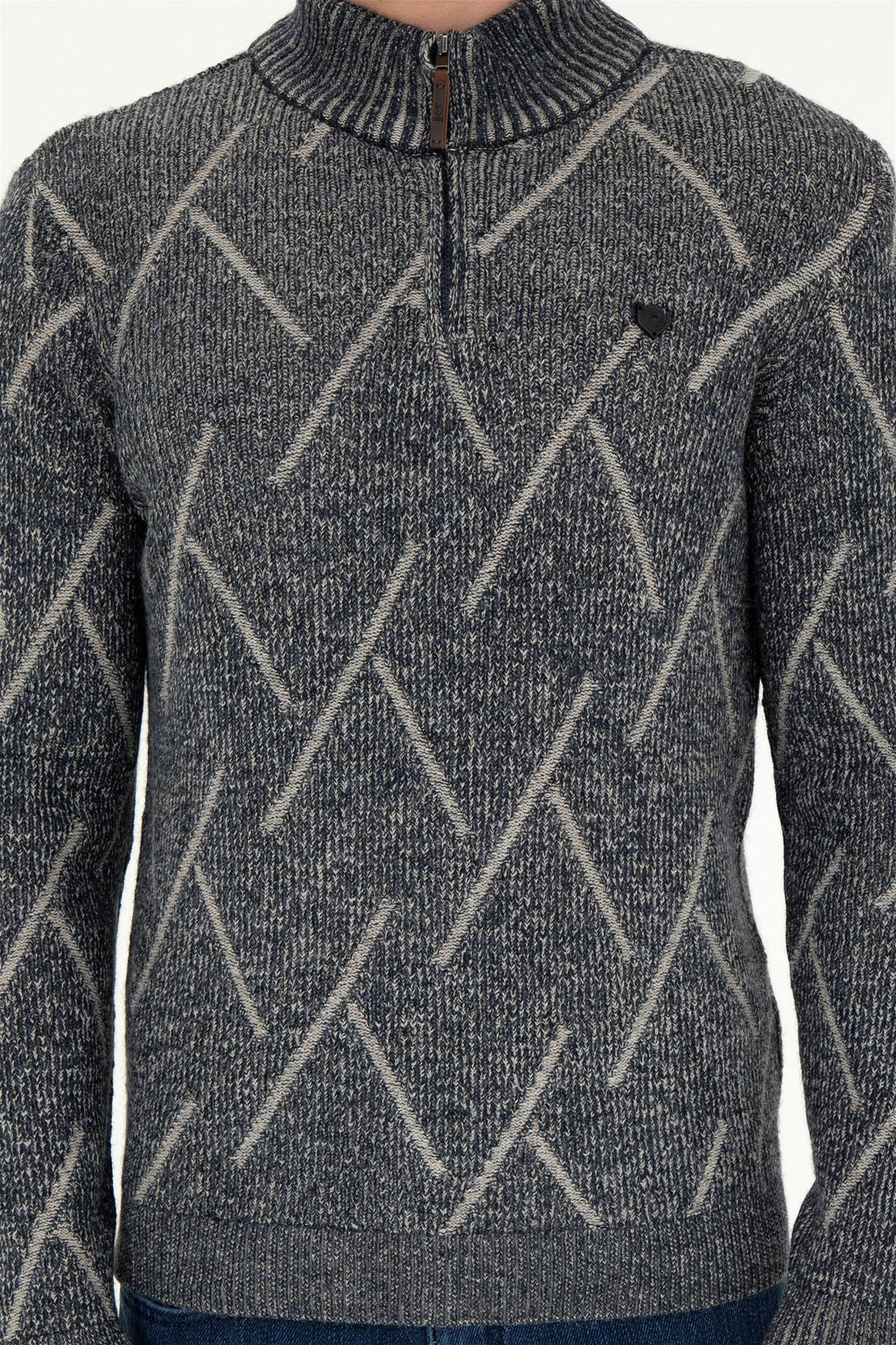 Мужской темно-синий свитер - U.s. polo assn фото 6