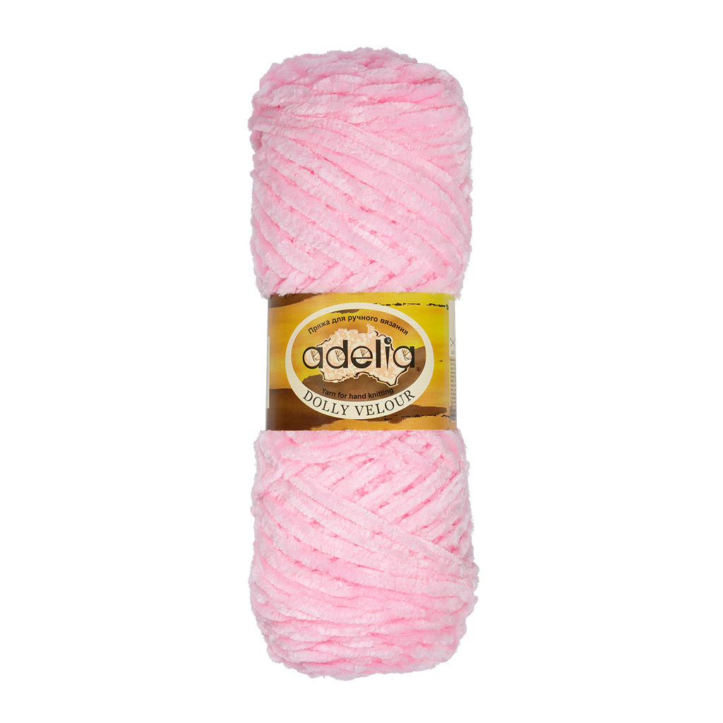 Пряжа ADELIA DOLLY VELOUR 100% микрополиэстер 5 шт. х 100 г 93 м  6 м